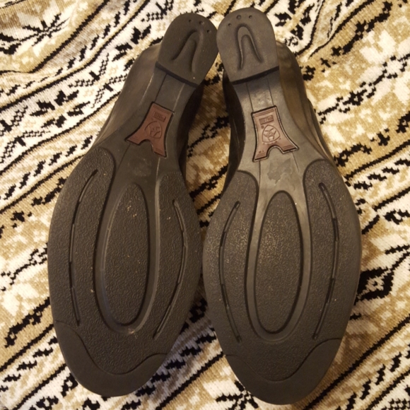 Women's Ariat black leather shoes size 6.5 - Picture 7 of 11